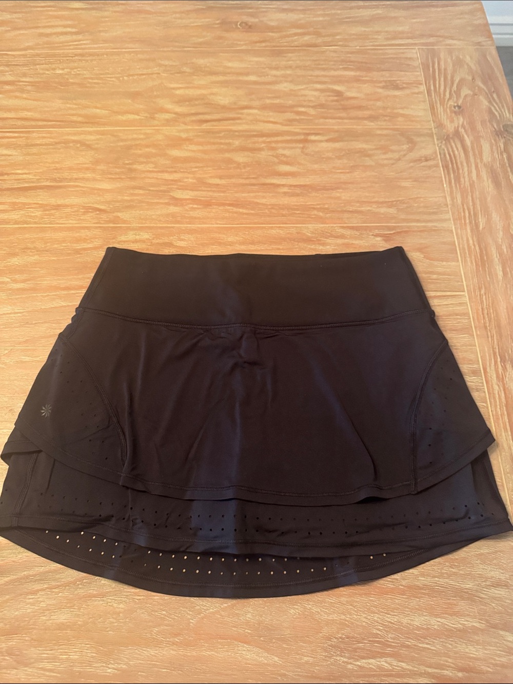 Athleta Black Layered Athletic Skort